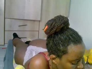 Webcam Belle - rem010a ebony cam slut enjoys getting her ass anally drilled