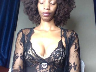 Webcam Belle - velveet ebony brunette cam girl enjoys getting her ass drilled