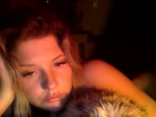 Webcam Belle - thealice_ depraved blonde cam girl presents her pussy drilled