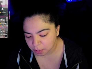 Webcam Belle - kimmiakiss22 spanish cam babe rubs her hairy pussy nice on camera