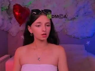 Webcam Belle - nymiraaa nude cam bitch enjoys hard live sex on camera