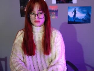 Webcam Belle - adele_foxy naked redhead cam girl loves swallowing cum on XXX cam