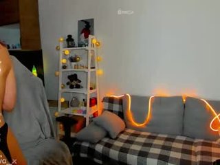 Webcam Belle - mistiva naked teen cam babe loves kiss, licked slits and pink clits on a sex cam