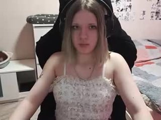 Webcam Belle - adriannamalango big tits teen cam babe gets her first taste and feel of hard cock