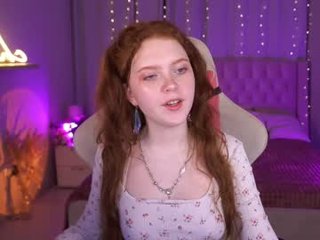 Webcam Belle - adenacherrys naked redhead cam girl loves swallowing cum on XXX cam
