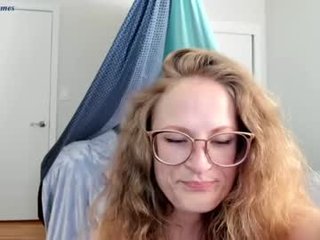 Webcam Belle - annie_stjames depraved blonde cam girl presents her pussy drilled
